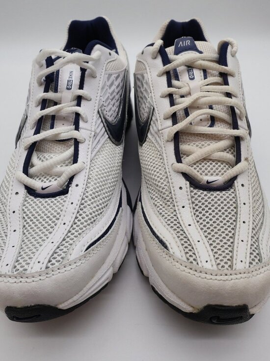 Nike Air Tri-D Run II Men\'s 9 White Navy Mesh Athletic Sneakers main image 14